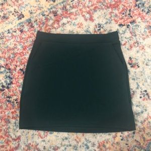 ModCloth Green Mini Skirt with Pockets